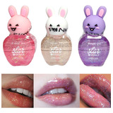 Brillo De Labios Lip Gloss Glitter Conejito Pink 21