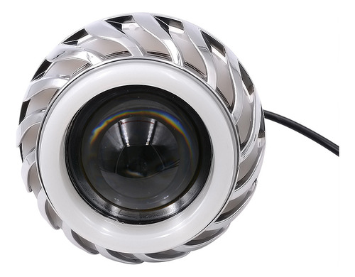 Faro Led De Luz Alta/baja Para Moto, Diseño De Ojos De Ángel