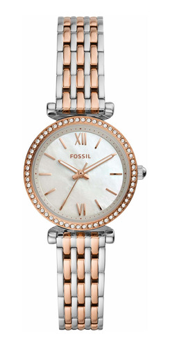 Reloj Mujer Fossil Es4649 Cuarzo Pulso En Acero Inoxidable