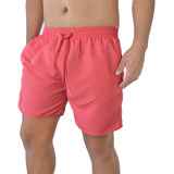 Short De Baño Hombre Liso Maya Suspensor 3 Bolsillos Full