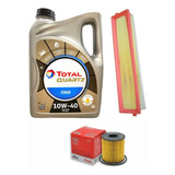 Aceite Total 7000 10w40 + Filtros Peugeot 207 Compact  1.6