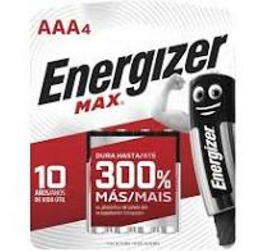 Pila Alcalinas Energizer Max Aaa  X 12 Unidades 