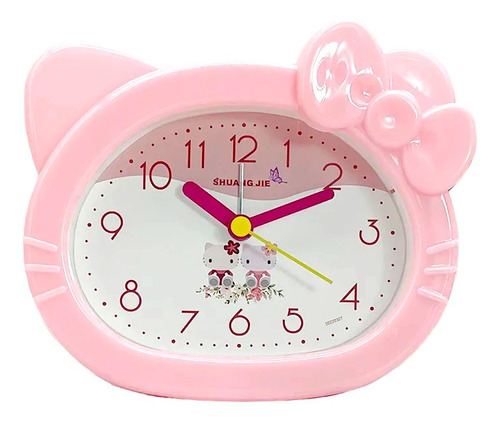Reloj Hello Kitty Con Luz Y Despertador Lindo Regalo Niñas 