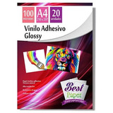 Vinilo Adhesivo Glossy Blanco Imprimible 100 Micrones