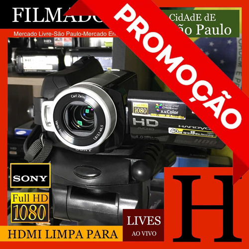 Filmadora Sony Hdr-sr10 Full Hd 1080 Hdmi Limpa Para Lives