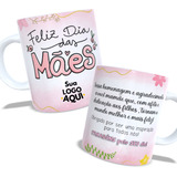 Kit 12 Canecas Para Personalizar Com Sua Arte Logo Mães