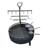 Combo Fogonero Brasero Parrilla Mw 60