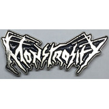 Monstrosity Logo Tipografic Metal Pin + Stock Rmp