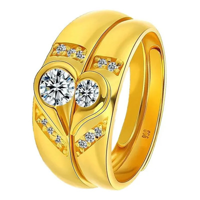Anillo Promesa Pareja Compromiso Amor Hombre Mujer Dama