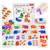 Flash Cards Fichas Abecedario Madera Niños Montessori Juegos