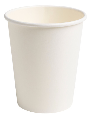 Vaso Papel Blanco Para Bebida Caliente 8 Oz Con 1,000 Piezas