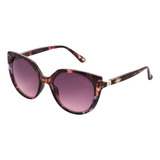 Nine West Mujeres Hayley Cateye Anteojos De Sol, Tortuga Ros