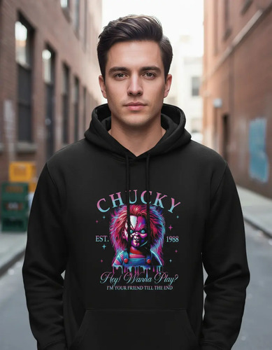 Sudadera Halloween Chucky Tr08
