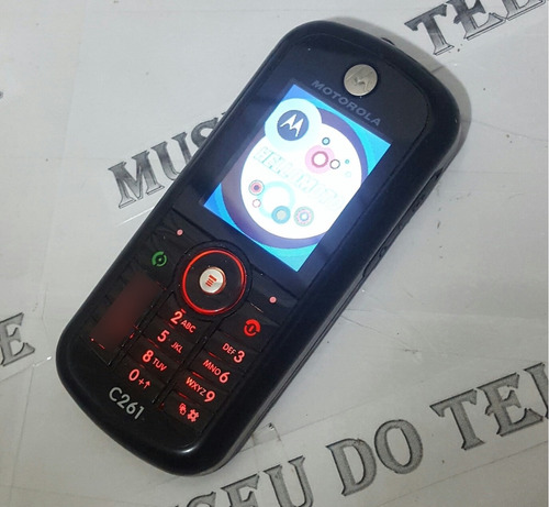 Celular Motorola C261 Reliquia 2003 Da Oi Antigo De Chip