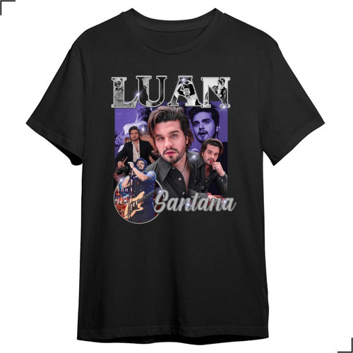 Camiseta Luan Santana Vintage Luanete Cantor Jade Sertanejo