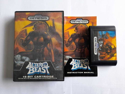 Altered Beast Para Sega Genesis Completo Caja E Instructivo