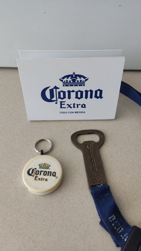 Colección De Destapador Llavero Servilletero Cerveza Corona