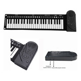 Ho Piano Plegable Multifuncional De 49 Teclas Con Bocina