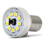 Lâmpada Led Strobo Flash Ba15s 9 Leds 9w 6500k Branca 12v