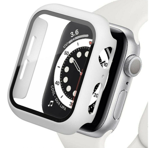 Carcasa Rigida Con Vidrio Templado Para Reloj Apple Watch