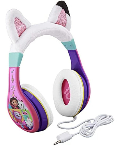 Ekids Gabbys Dollhouse Auriculares Para Niños, Auriculares C