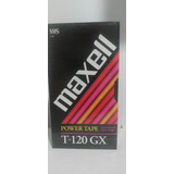 Video Cassette Marca Maxell 120 Nuevo