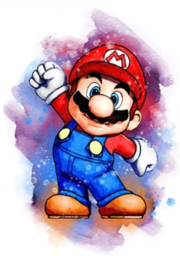 Kit Diamond Painting Pintura De Diamante - Mario 54