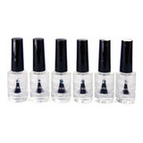 Set De 6 Brillos De Uñas Transparente Secado Rapido