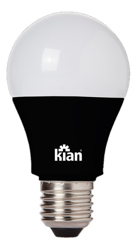 Lâmpada Led Luz Negra Bulbo 9w Bivolt Kian E27