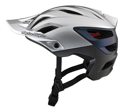 Casco Bici Troy Lee Designs A3 Mips Color Silver Electro Talla Xs/s