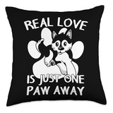 Lindo Pomsky Regalos Y Accesorios Real Love Dog Owner Paw Q