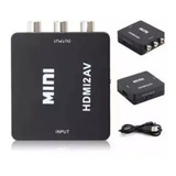 Mini Conversor Hd Vídeo Vga X Hdmi Vga2hdmi Preto A11321