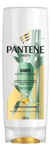 Acondicionador Pantene Bambú Nutre Y Crece X 200 Ml