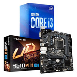 Kit Intel Core I3 10105f + Placa Mãe Gigabyte H510m-h 11ª Ge