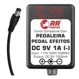 Fonte 9v 1a Para Pedaleira De Guitarra Pedal Efeitos Flamma