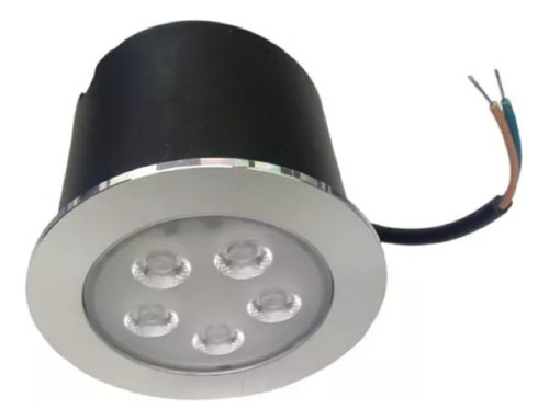 Balizador Spot Led Embutir Chão Piso Jardim 5w Verde Bivolt