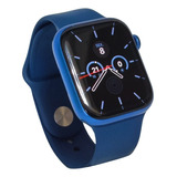 Apple Watch Series 7 45 Mm Gps Azul Usado Relogio Smartwatch