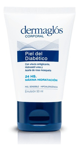  Emulsión Hidratante Para Cuerpo Dermaglós Piel Del Diabético En Pomo 50ml