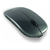 Mouse Sem Fio Recarregável Led Rgb Bluetooth Leve Gamer Cor Cinza-escuro
