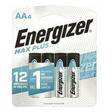 Energizer, Pila Maxplus Alcalina Aaa, 4 Pilas, Blanco/azul