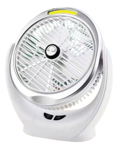 Ventilador Sobremesa Luz Led 3 Velocidades Escritorio 