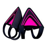 Accesorio Para Audifono Razer Orejas Kitty Neon Purple