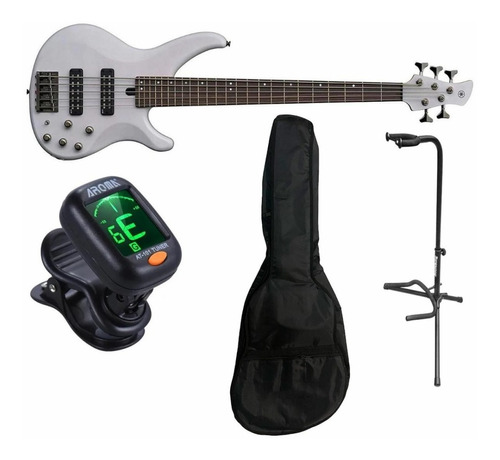 Yamaha Bajo 5 Cuerdas Trbx505tlw Blanco Paq. Todo Incluido