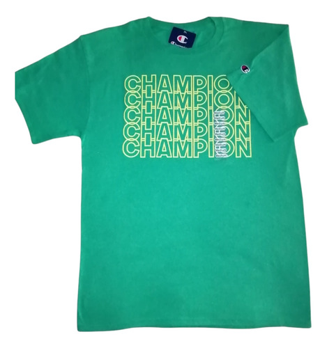 Polera Champion Hombre Verde