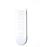 Tabla Skate Below 8.125 All White + Lija | Laminates