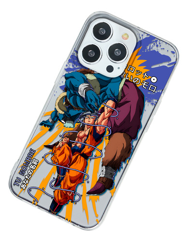 Funda Para iPhone Dragon Ball Super Goku Moro Con Nombre