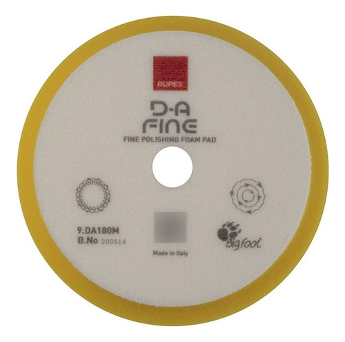 Rupes Espuma Amarillo Fino 150/180mm