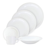 Set Vajilla Porcelana Blanca Germer 48pzas  