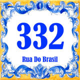 Azulejo Placa Portugues Para Numero De Casa 15x15 Cm Mod