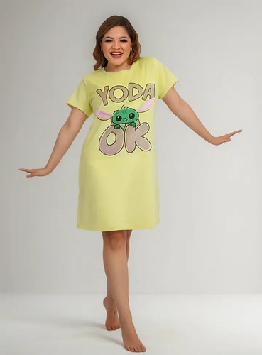 Pijama Mujer Camison Baby Yoda Grogu Mandalorian Disney
